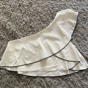 NWT Zara one shoulder crop top
